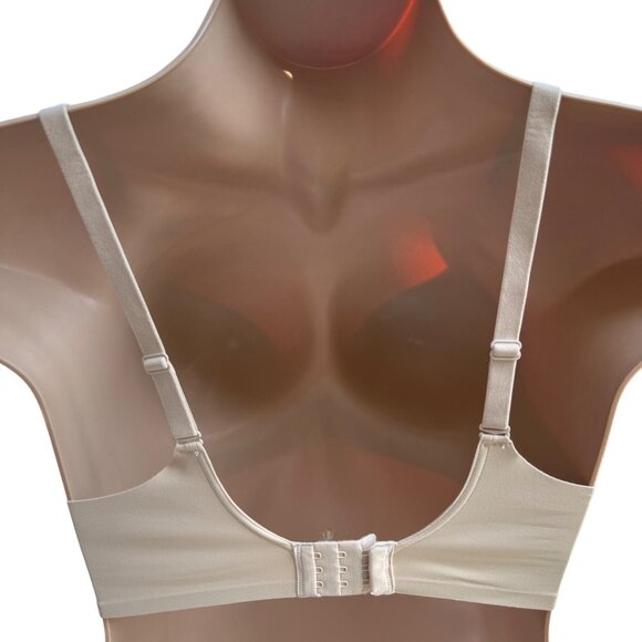 Maidenform Wireless Bra 38D Smartzone Cups Convertible Straps DM2301 Nude Color - Picture 3 of 14